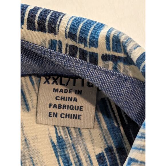 Tommy Bahama Tazmania Tiles Camp Shirt Mens XXL Island Zone Silk Blend - Picture 7 of 11